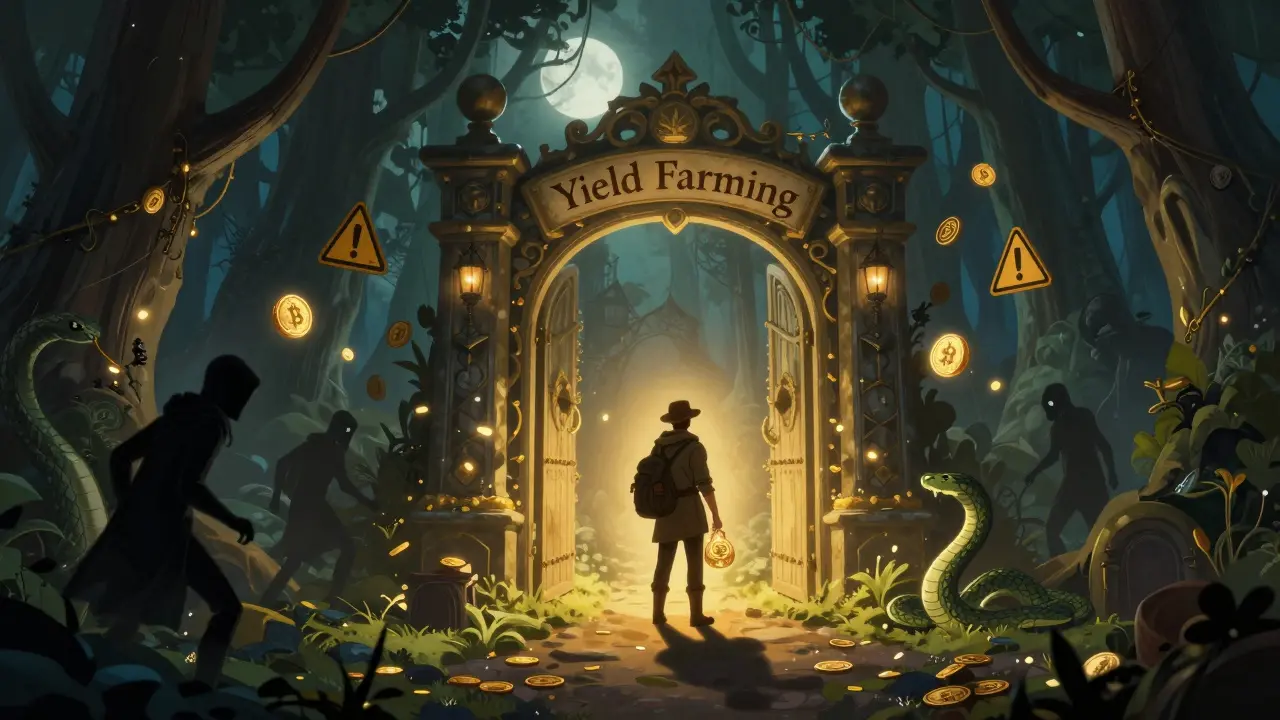 Yield Farming Risiken und wie man sie minimiert