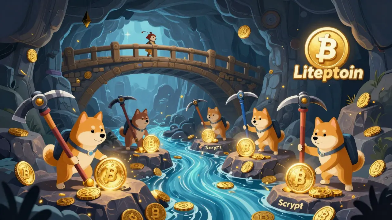 Fantastisches Mining mit Scrypt und Litecoin-Brücke